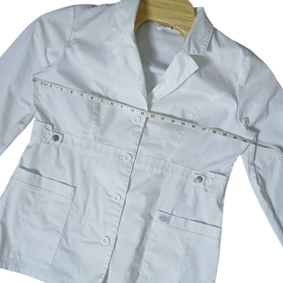 Dickies Contemporary Gen Flex White Coat Size Large - Picture 4 of 6